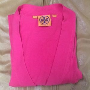 Pink Tory Burch cardigan